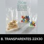 BOLSAS DE PLASTICO TRANSPARENTES 22X30
