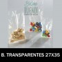 BOLSAS DE PLASTICO TRANSPARENTES 27X35