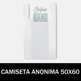 BOLSAS DE PLASTICO CAMISETA ANONIMAS 50X60 G.70