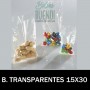 BOLSAS DE PLASTICO TRANSPARENTES 15X30