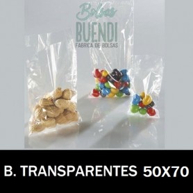 BOLSAS DE PLASTICO POLIETILENO TRANSPARENTES 50X75