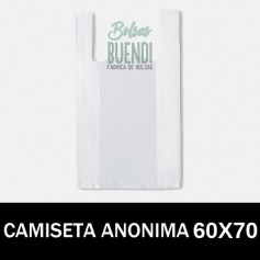 BOLSAS DE PLASTICO CAMISETA ANONIMA 60X70 G.90