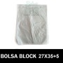 BOLSAS BAJA PRESION TRANSPARENTES BLOCK 27X35+5