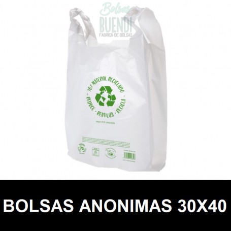 BOLSAS CAMISETA ANONIMA 30X40 G.200 +50%