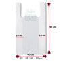 BOLSAS DE PLASTICO CAMISETA ANONIMAS 80X85 G.200 +70%