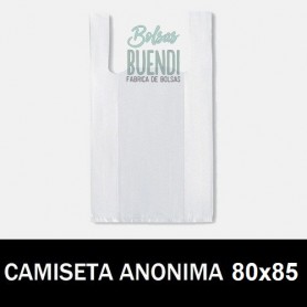 BOLSAS DE PLASTICO CAMISETA ANONIMAS 25X60 G.70