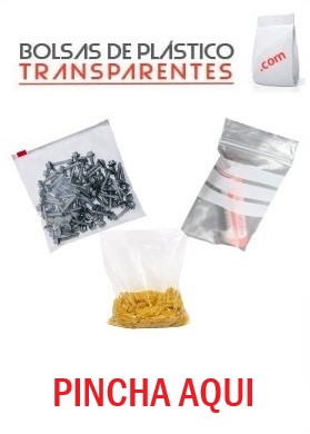 Bolsas de plastico transparentes